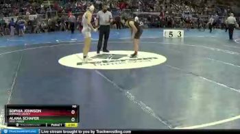 120 lbs Quarterfinal - Alana Schafer, West Fargo vs Sophia Johnson, Bismarck Legacy