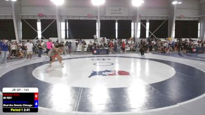 145 lbs Cons. Sub-semis - Nanda Kibi, MI REV vs America Cabrera, Beat The Streets Chicago