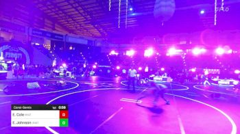 72 lbs Consolation - Everlie Cole, Maize WC vs Emily Johnson, Unattached