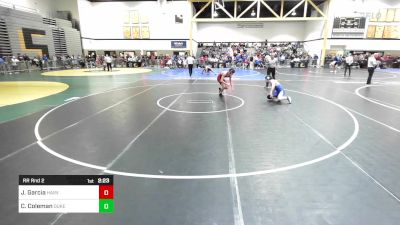 141C lbs Rr Rnd 2 - Jameson Garcia, Harvard vs Christian Coleman, Duke