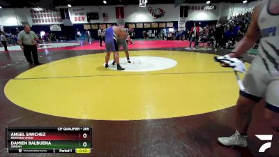 285 lbs Cons. Round 4 - Angel Sanchez, Redondo Union vs Damien Balbuena, Jordan