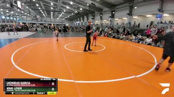 65 lbs Champ. Round 1 - Leonidas Garcia, El Paso Supers Wrestling Club vs King Lewis, Randall Youth Wrestling Club