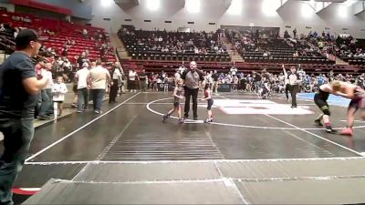 43-46 lbs Consolation - Tinley Garey, Dark Cloud Wrestling Club vs Kynleigh Harper, Dark Cloud Wrestling Club