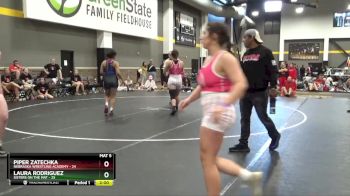 155 lbs Round 3 (16 Team) - Piper Zatechka, Nebraska Wrestling Academy vs Laura Rodriguez, Sisters On The Mat