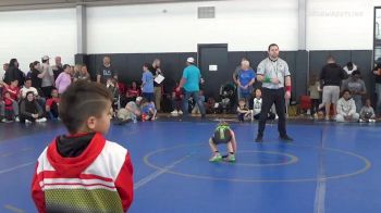 37 lbs Semifinal - Kasen Morris, Backyard Brawlers vs Emmalyn Lee, North Hall Wrestling Club