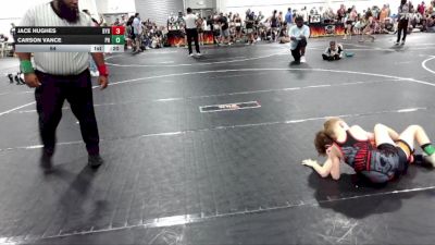 64 lbs Round 2 (6 Team) - Jace Hughes, Backyard Brawlers vs Carson Vance, Power House