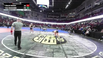 126 lbs Champ. Round 1 - Kali Waggoner, Tri-Valley vs Gracie Hedges, Ridgevue