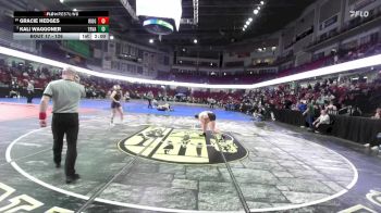126 lbs Champ. Round 1 - Kali Waggoner, Tri-Valley vs Gracie Hedges, Ridgevue