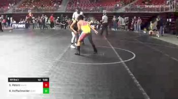 130 lbs Rr Rnd 1 - Steven Peters, Wagner vs Ryder Hoffschneider, Chaparral WC