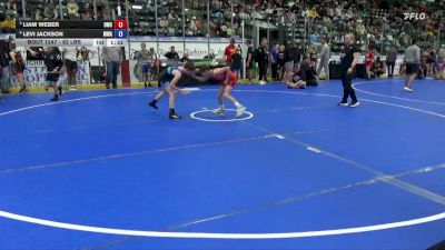 82 lbs 5th Place Match - Liam Weber, Dubuque Wrestling Club vs Levi Jackson, Moen Wrestling Academy