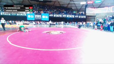 Boys 3A 190 lbs Cons. Round 3 - EJ Westmoreland, Franklin vs Andrew Davis, Edmonds-Woodway