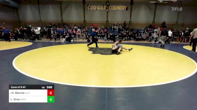 168 lbs Consi Of 8 #1 - Kaden Bennie, Layton (UT) vs Lucas Gray, West Linn (OR)