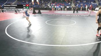 138 lbs Semifinal - Mayanah Cabrera, Springfield Central (W) vs Nicole Younger, Mt. Anthony Union