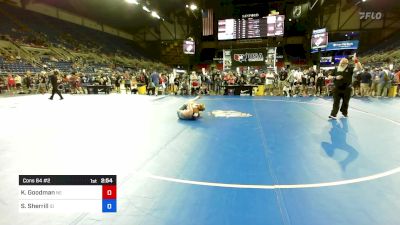 138 lbs Cons 64 #2 - Kaedun Goodman, NE vs Shane Sherrill, ID