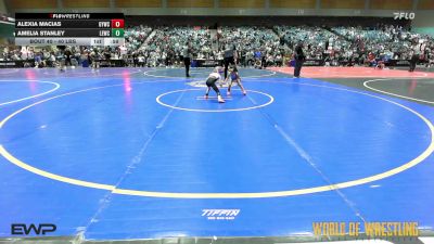 40 lbs 5th Place - Alexia Macias, Greenwave Youth Wrestling Club vs Amelia Stanley, Legacy Elite Wrestling Club