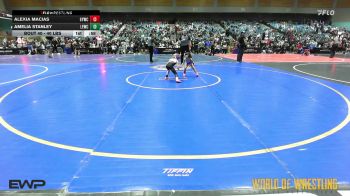 40 lbs 5th Place - Alexia Macias, Greenwave Youth Wrestling Club vs Amelia Stanley, Legacy Elite Wrestling Club