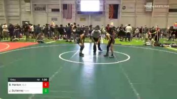 73 lbs Semifinal - Bronx Hanlon, Gold Rush WC vs Justin Gutierrez, Team Mayhem