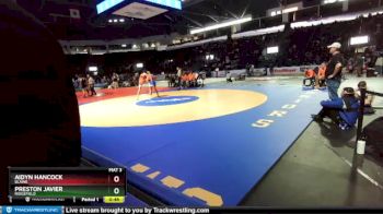 120 lbs Cons. Round 3 - Preston Javier, Ridgefield vs Aidyn Hancock, Blaine