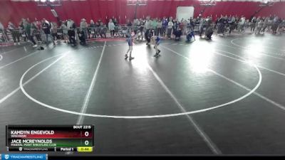 70 lbs Cons. Semi - Jace McReynolds, Mineral Point Wrestling Club vs Kamdyn Engevold, Wisconsin