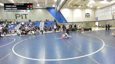 57 lbs 1st Place Match - Ruger Lance, Uintah Wrestling vs Emmitt Hazen, Timpanogos Wrestling