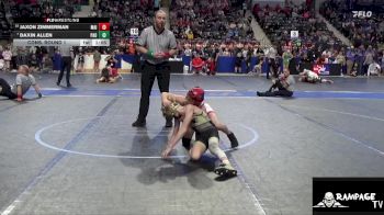 80 lbs Cons. Round 1 - Daxin Allen, Paola vs Jaxon Zimmerman, Maize