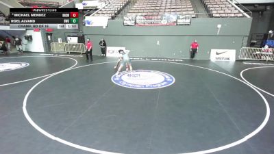 190 lbs Champ. Rd Of 16 - Michael Mendez, Righetti High School Wrestling vs Roel Alvand, Betsu Wrestling Club