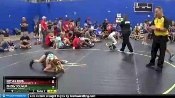 66 lbs Round 2 (6 Team) - BryLee Irsik, Hastings Wrestling Academy vs Emery Soukup, Untouchables Purple