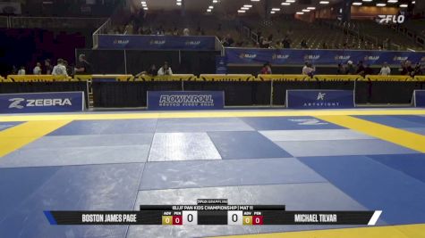 Michael Tilvar vs Boston James Page 2026 Pan Kids Jiu-Jitsu IBJJF Championship