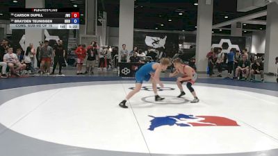 57 kg Cons. Sub-rd Of 16 - Carson Dupill, Jackrabbit Wrestling Club vs Brayden Teunissen, Ohio