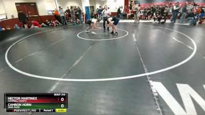 144 lbs Cons. Round 3 - Camron Horn, Wind River vs Hector Martinez, Campbell County