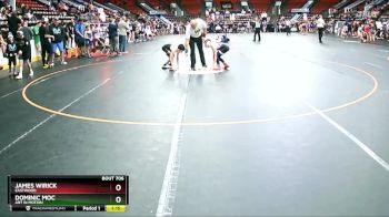 65 lbs Quarterfinal - James Wirick, Eastwood vs Dominic Moc, Art In Motion