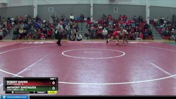 141 lbs Finals (2 Team) - Robert Davids, Olivet College vs Anthony Santagata, John Carroll Univ