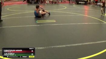 75 lbs Round 1 (4 Team) - Luis Rabelo, Cordoba Trained vs Christopher Weiner, SVRWC Black