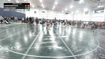 102 lbs 3rd Place - Christopher Pulis, NY vs Charlie Steger, PA