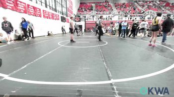 130 lbs Semifinal - Kaydon Rigg, Harrah Little League Wrestling vs Khole Laguna, OKC Saints Wrestling
