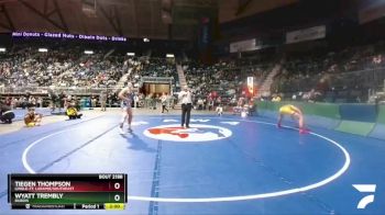 2A-170 lbs Quarterfinal - Tiegen Thompson, Lingle-Ft. Laramie/Southeast vs Wyatt Trembly, Dubois