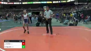 88 lbs Rr Rnd 1 - Jaelle Cortez, Gilroy Hawks vs Aleena Nguyen, Central Catholic