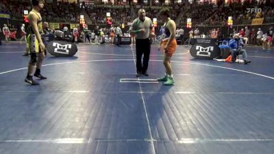 200 lbs Round Of 16 - Dominick Lentini, Mount Carmel vs Brennan Breisinger, Quaker Valley