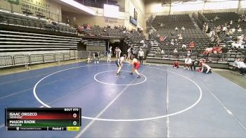 218 lbs Cons. Round 3 - Isaac Orozco, Viewmont vs Mason Radik, Ridgeline