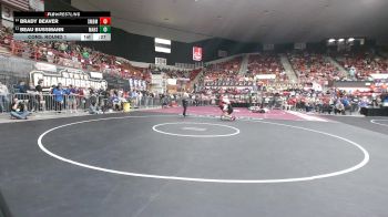 144 lbs Cons. Round 1 - Brady Beaver, Shawnee Mission-Bishop Miege HS vs Beau Bussmann, Marysville HS