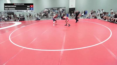 132 lbs Nathan Rioux, Indiana Gold vs Trey Beissel, Minnesota Blue