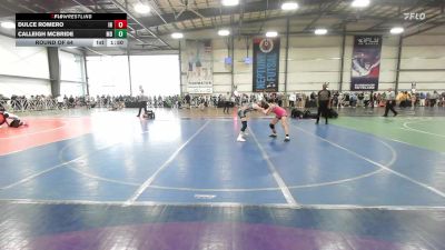 100 lbs Round Of 64 - Dulce Romero, IN vs Calleigh McBride, MD
