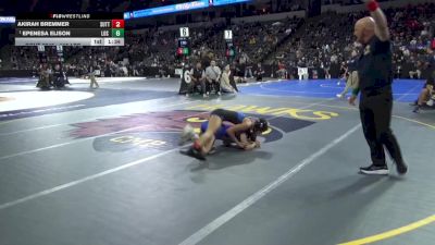 115 lbs Round Of 16 - Akirah Bremmer, Sutter (SJ) vs Epenesa Elison, Los Altos (SS)