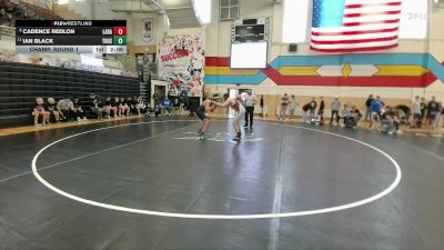 215 lbs Champ. Round 1 - Ian Black, Thunder Basin vs Cadence Redlon, Laramie