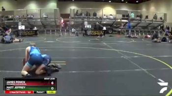 108 lbs Cons. Semi - Matt Jeffrey, MAJ vs James Penick, Hillsboro Highschool