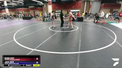 144 lbs Cons. Round 4 - Evan Ivey, Power Training Center vs Jack Rice, Scots Wrestling Club