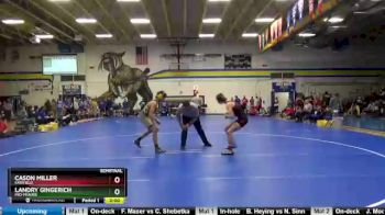 132 lbs Semifinal - Cason Miller, Fairfield vs Landry Gingerich, Mid-Prairie