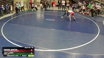 58 lbs Cons. Round 1 - Jett Lasike, WESTLAKE vs Samuel Barton, Northside Wrestling Club