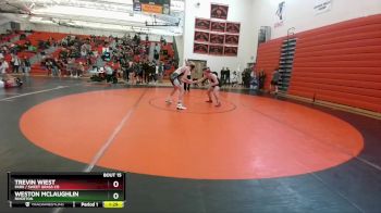 165C Round 1 - Trevin Wiest, Park / Sweet Grass Co vs Weston McLaughlin, Riverton