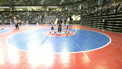42 lbs Semifinal - Dillon Finnegan, Coweta Cobras Wrestling Club vs Layne Hamilton, Guerrilla Wrestling Academy